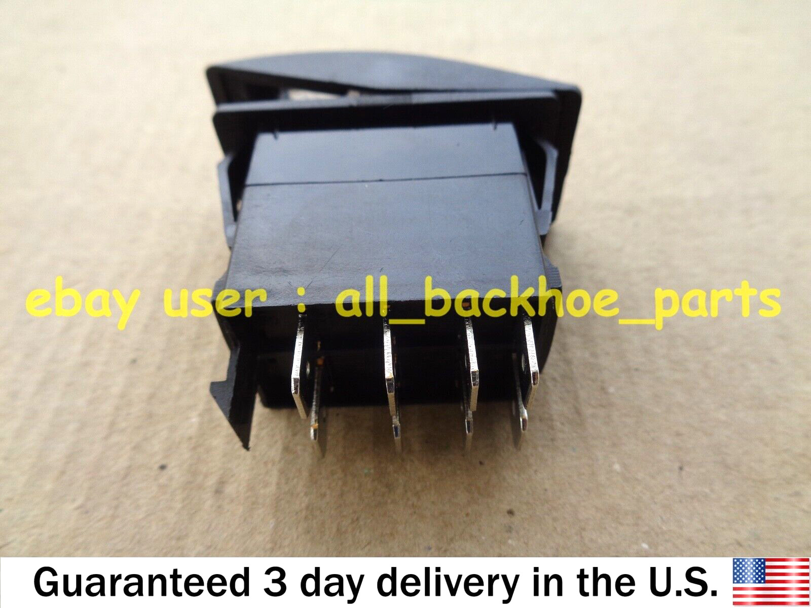 JCB BACKHOE - PANEL SWITCH, 12 V 8 PIN (PART NO. 701/60002)