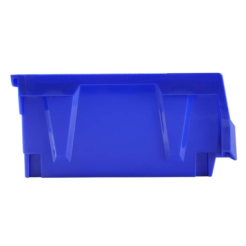 VEVOR Hanging Stackable Storage Bin Plastic Organizer Garage Box 6 PCS Blue/Red