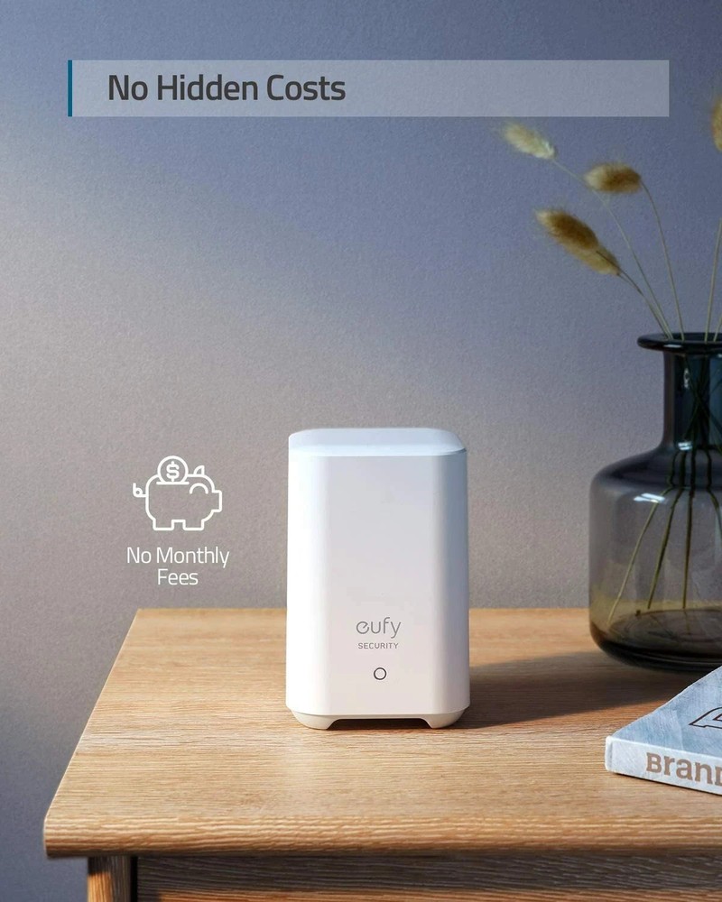 eufy 5-Pcs Wireless Alarm System Smart Home Security Kit Motion Sensor with App