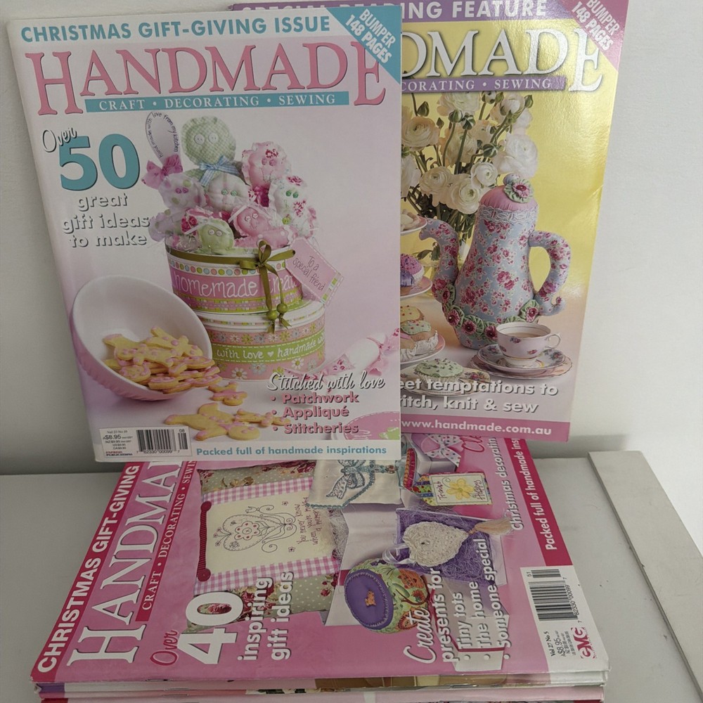 7x handmade magazine craft decorating sewing ideas patterns