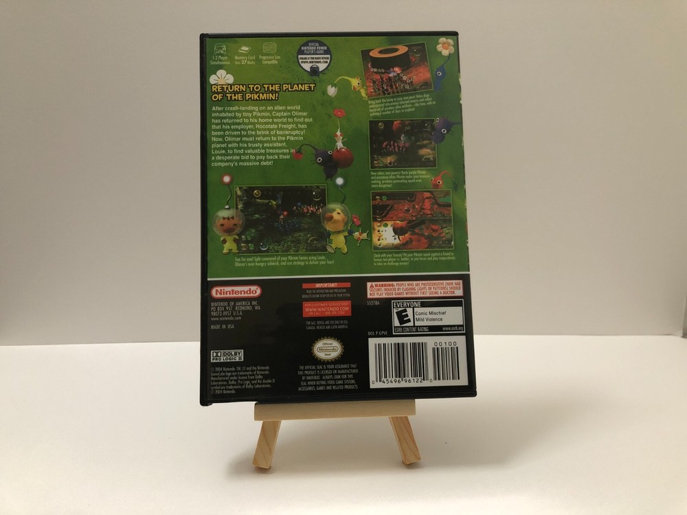 Replacement GameCube Case for Pikmin 2