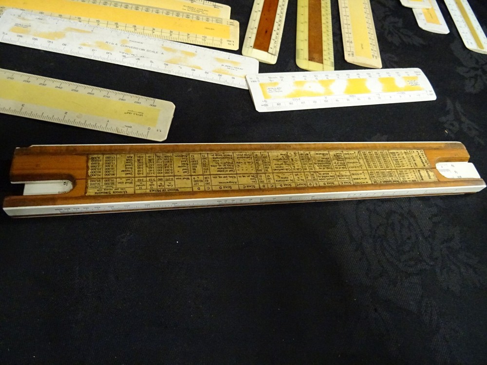 Architecture/Engineering Technical Drafting Vintage Drawing board rulers
