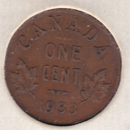1933 Canada 1 Cent L6