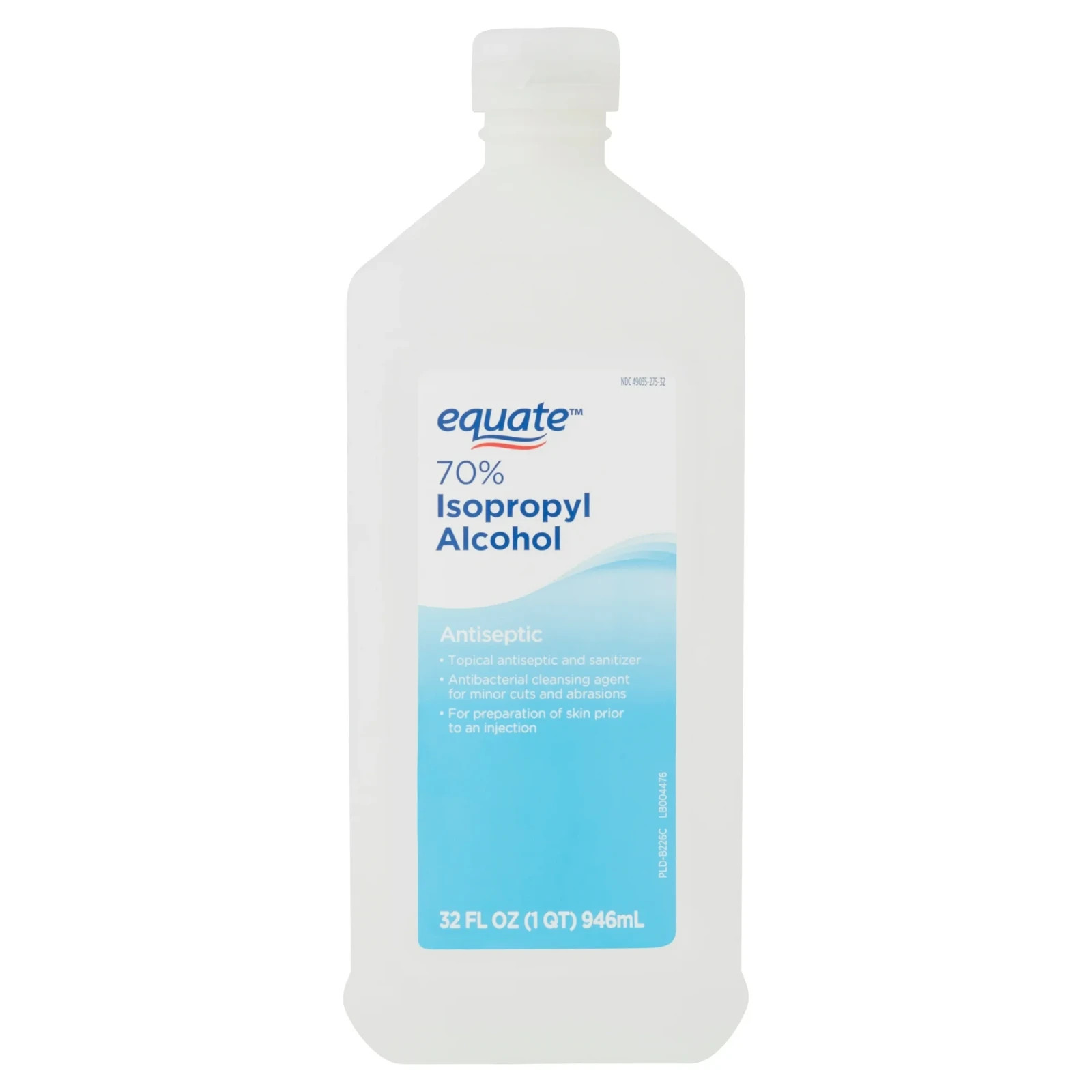 Equate 70% Isopropyl Alcohol Antiseptic, 32 fl oz (3 Pack)