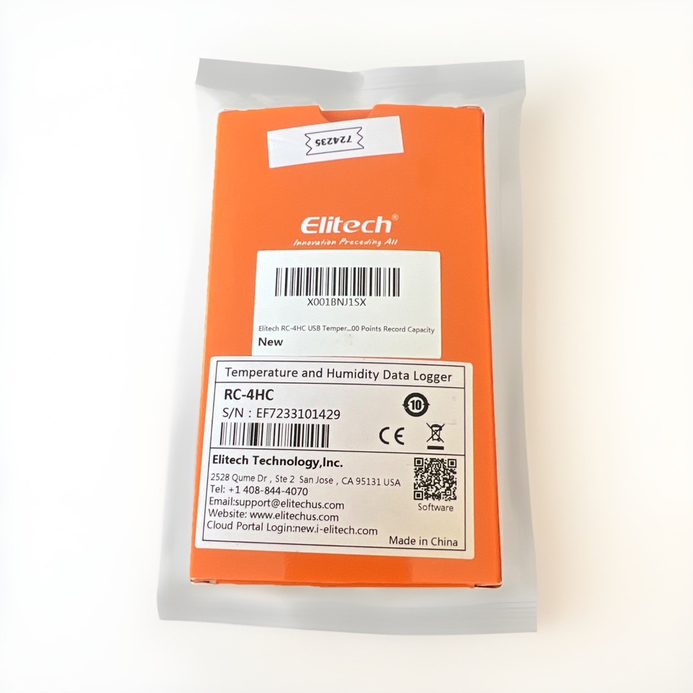 RC-4HC USB Temperature Data Logger Recorder External Sensor 16000 Points Digital