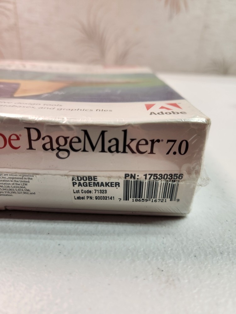New Sealed Adobe PageMaker 7.0 Mac Upgrade Fast Shipping