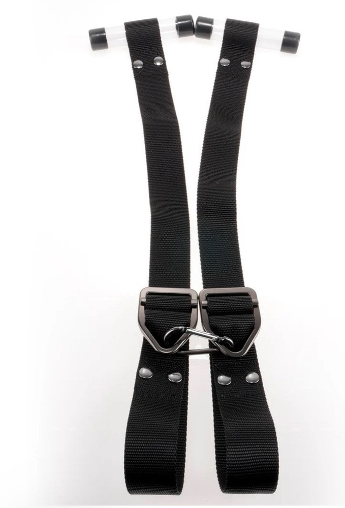 PIPEDREAM-Erotic Bondage Door Cuffs COMMAND by Sir Richard's Black