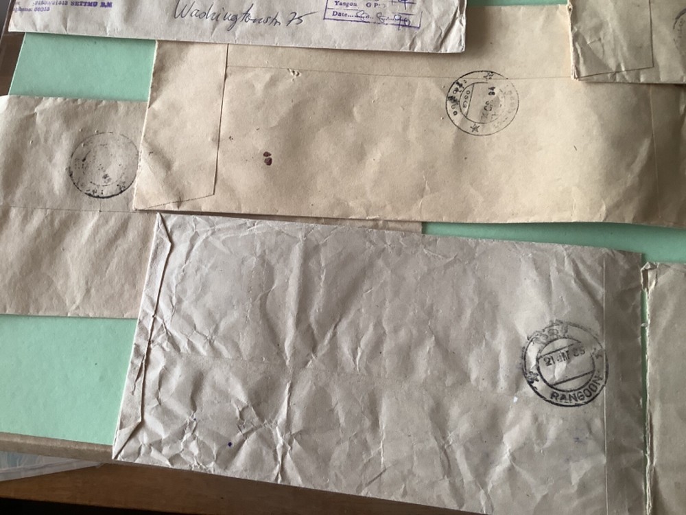 Burma postal covers 9 items Ref A1845