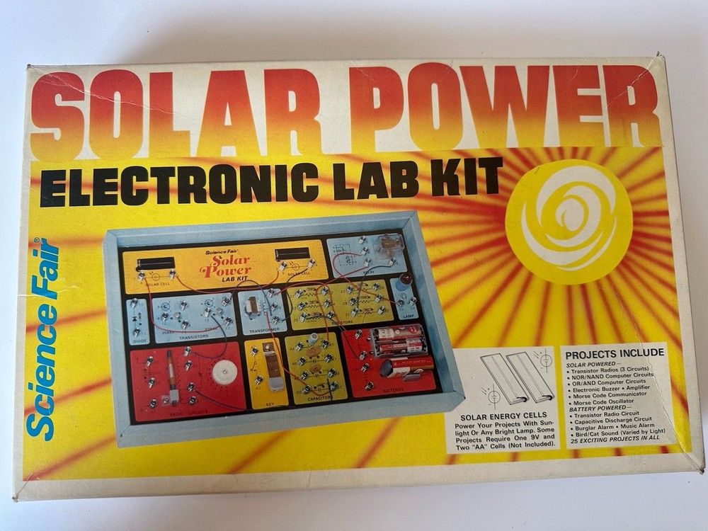 Science Fair Solar Power Electronic Lab Kit