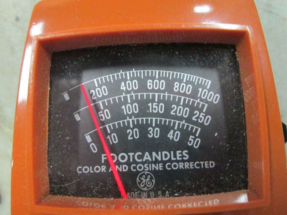 General Electric Light Meter 214 Triple Range (NIB)