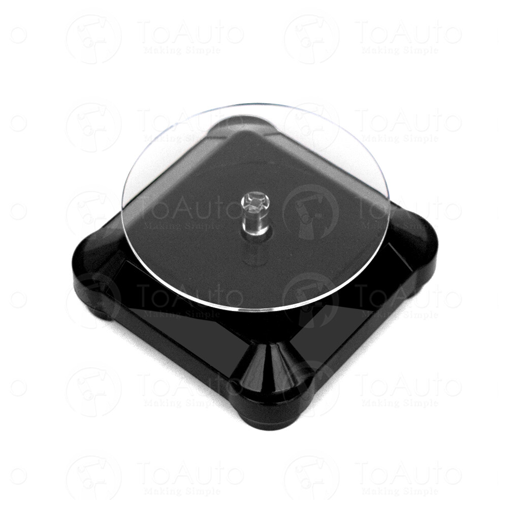 Rotating Display Stand 3.5" Solar Powered Jewelry UV Light Curing Turntable,US