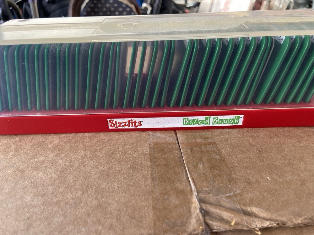 sizzix alphabet die set Boxed Brush Complete Set