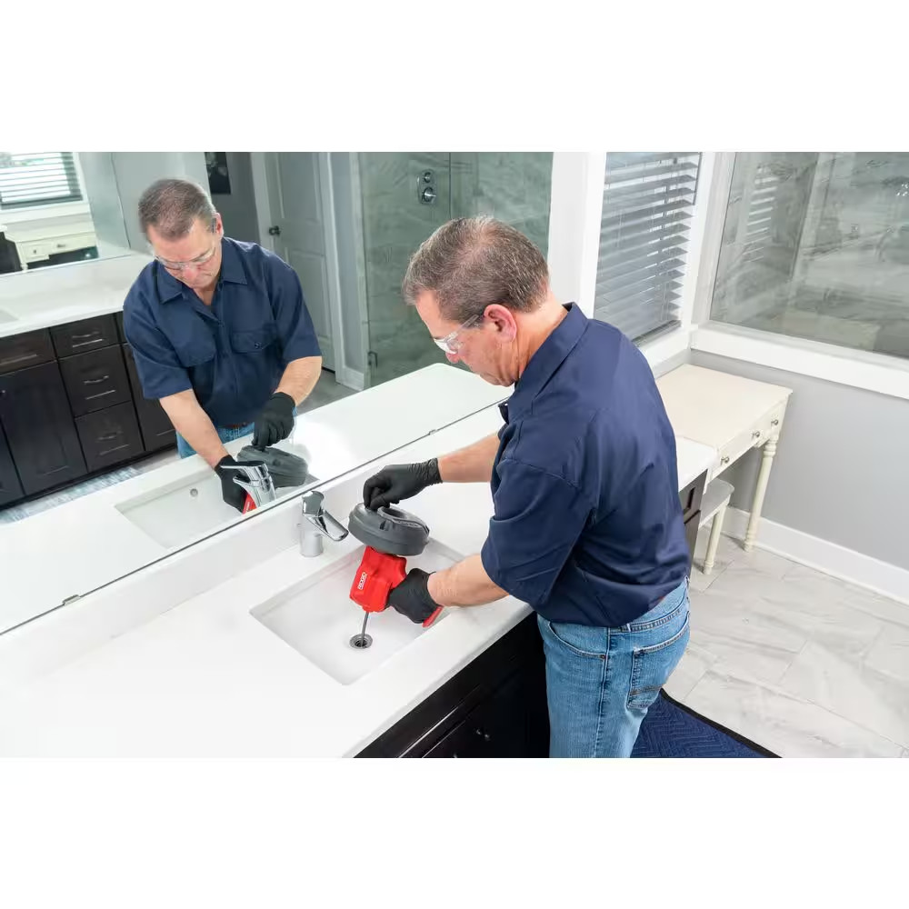 EZ SPIN Drain Cleaning Snake Auger
