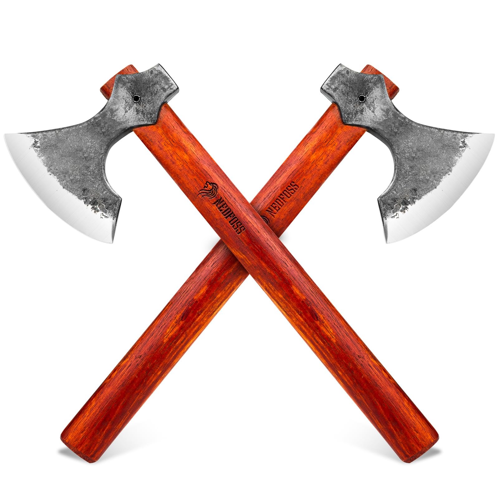 NedFoss 16" Champion Throwing Axe Set 2 Pack Throwing Axes and Tomahawks with...