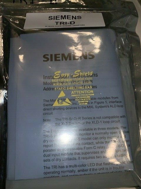 SIEMENS TRI-D INTEL INTERFACE MODULE (DUAL) P/N: 500-896226 80+ AVAIL/FREE SHIP