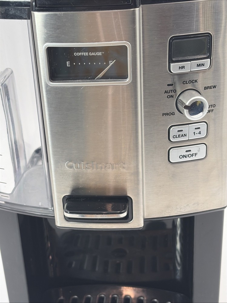 Cuisinart DCC-3000 12-Cup Programmable On Demand Ground Coffee Maker Works!