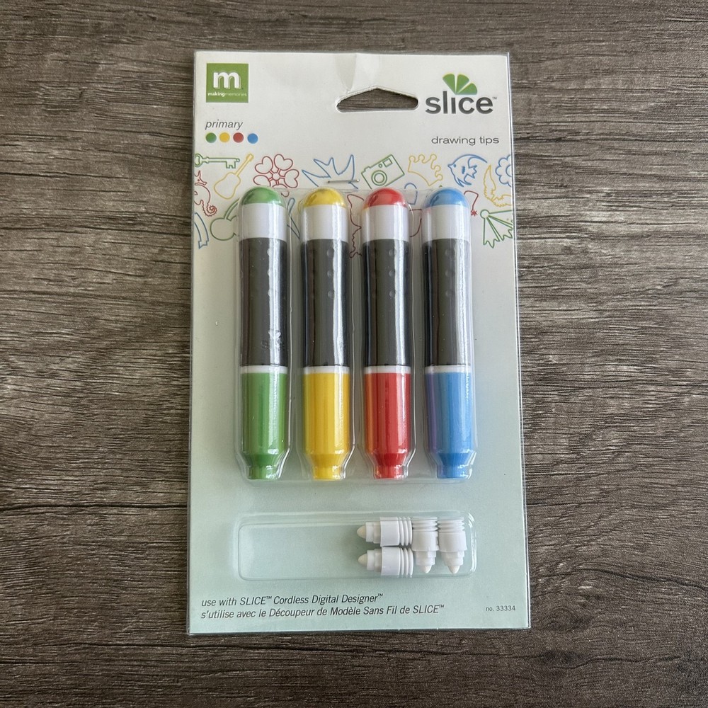 Slice Drawing Tips 8 Pack for Cordless Digital Designer Scrapbook Replacement Se