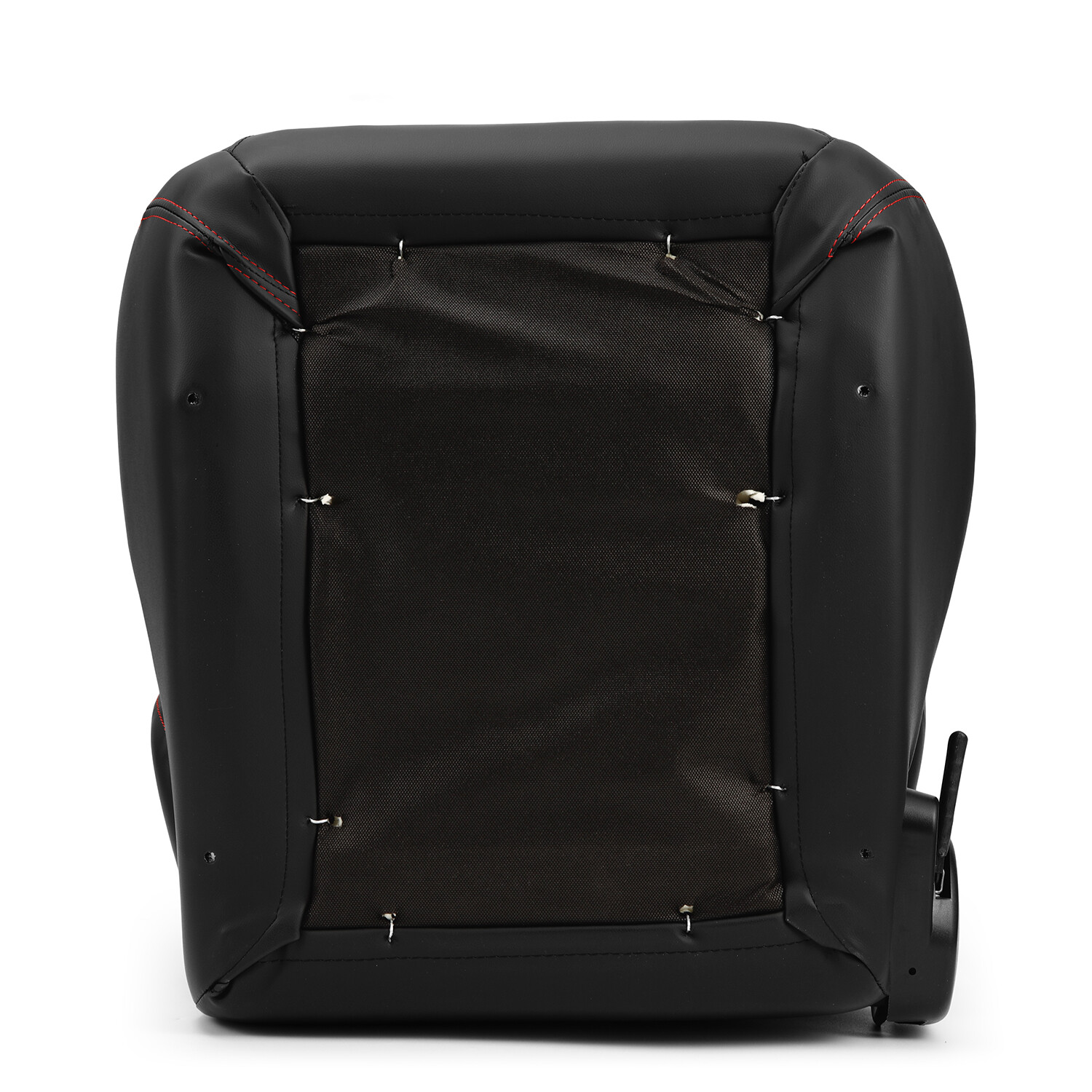 1 Pair Universal Black PVC Leather Easy Reclinable OBS Style Seats Car Seats