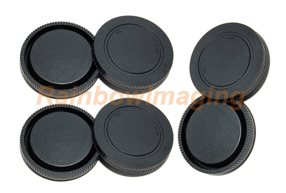 (3 Pcs) Lens Rear Caps & Body Censor Protective Cap for Sony E-Mount FE Mount