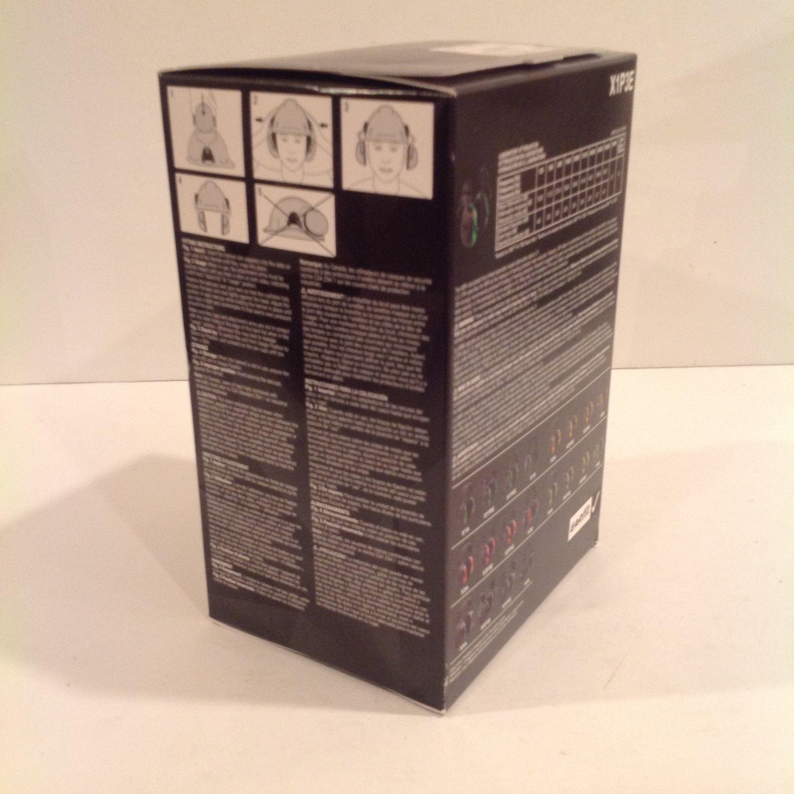 3M Peltor X1 Series Hard Hat Attached Ear Muffs X1P3E Cap Mount NRR 21dB Black