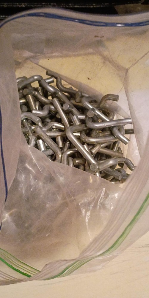 155 HEAVY METAL PEG BOARD HOOKS.