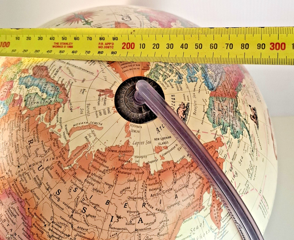 Repogle World Classic Scanglobe 12" / 30 cm Globe
