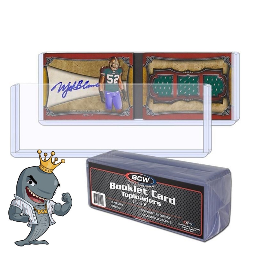 BCW Booklet Card Toploader (Horizontal) 10ct Pack FREE SHIP