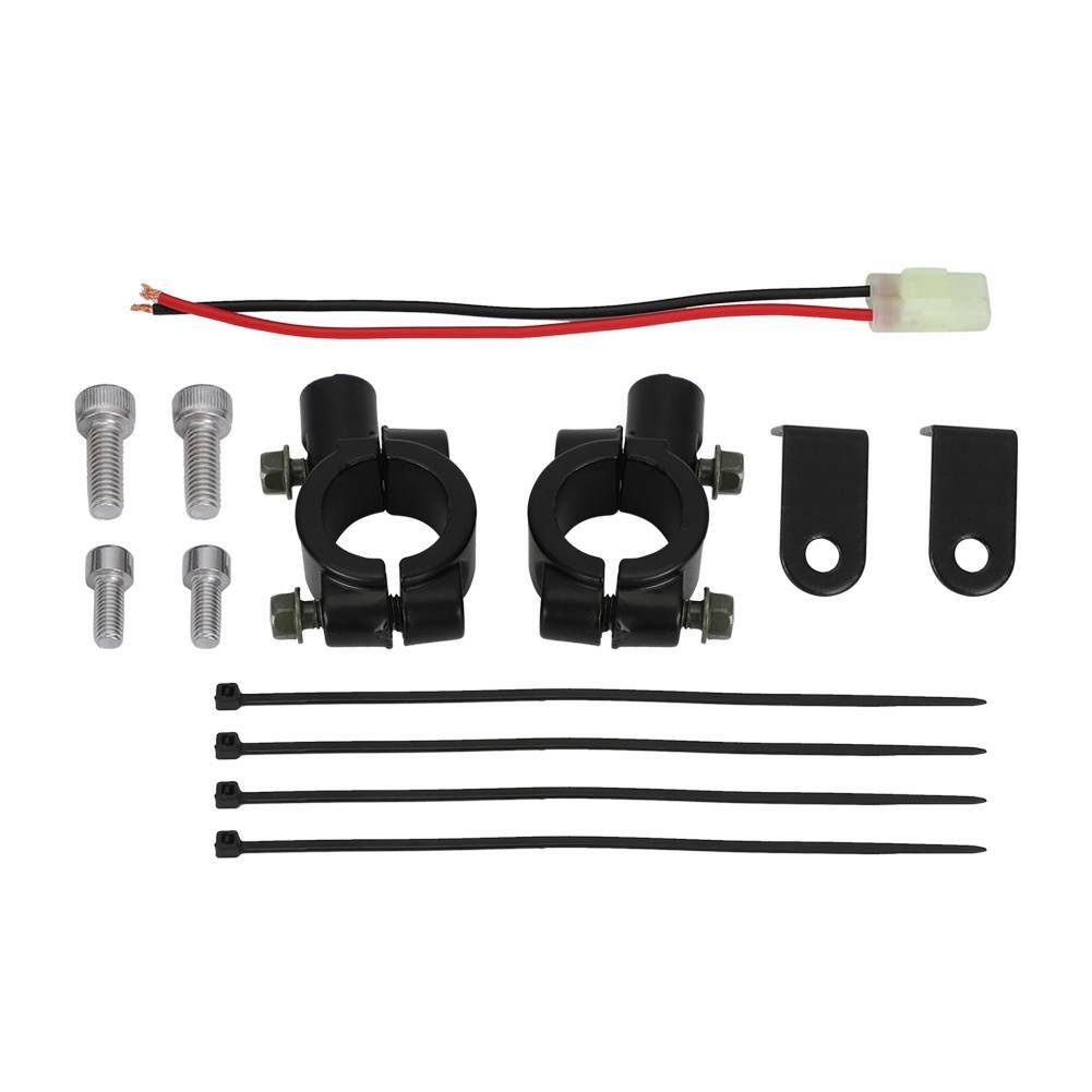 For KLX110 KLX110L CRF110 Pitbike Plug-N-Play LED Headlight Light Bar Switch Kit