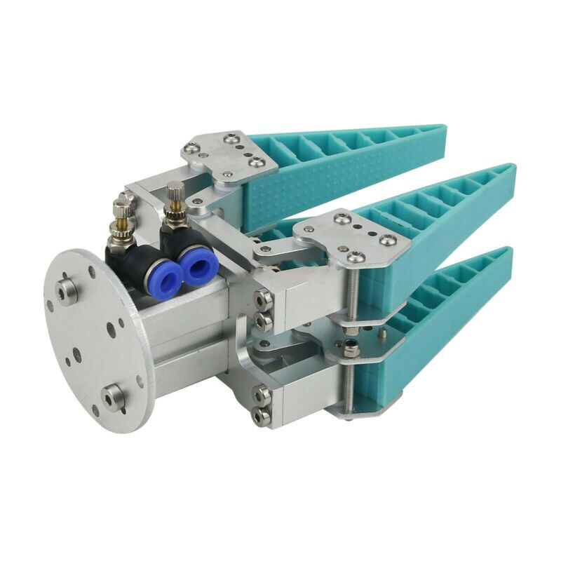 Pneumatic 4 Finger Flexible Claw Soft Adaptive Bionic Hand Robotic Fruit Sorting
