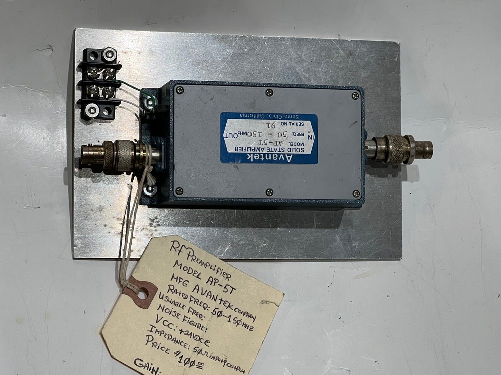 USED Avantek  AP-5T RF Preamplifier