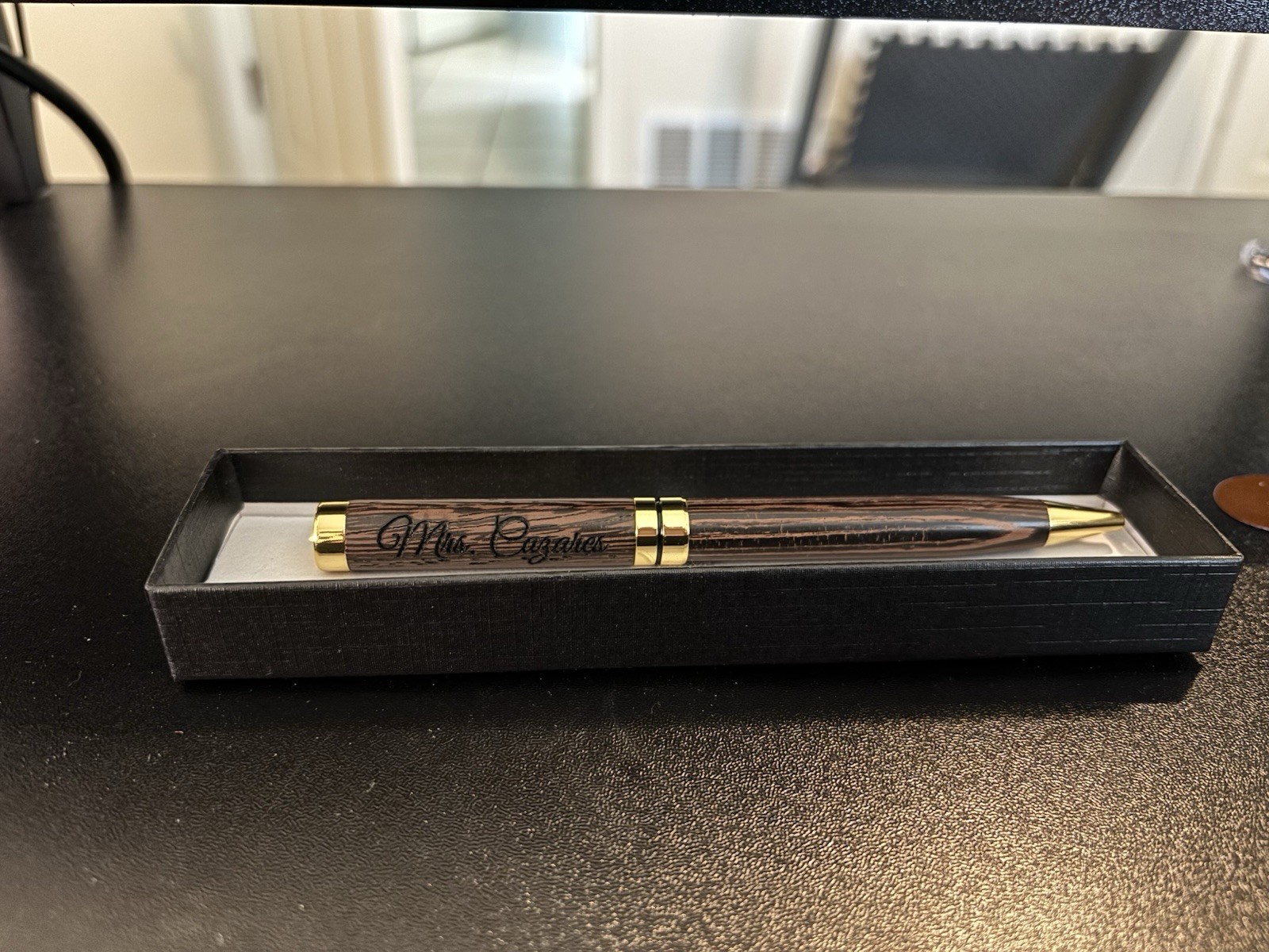 Custom Engraved Wood Pen with Box – Personalized Gift