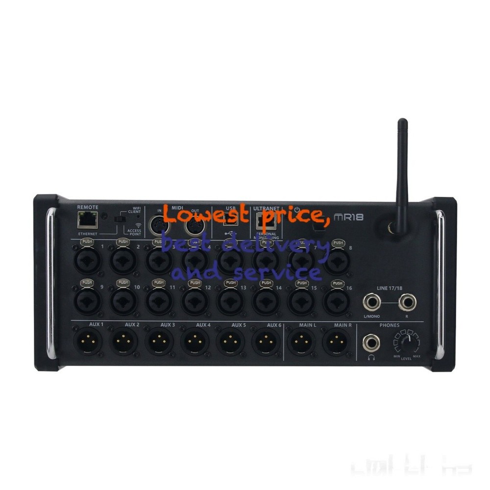 18-Input 8-Bus Digital Mixer MR18 With Wifi Module Multi-CH USB Audio Interfaces