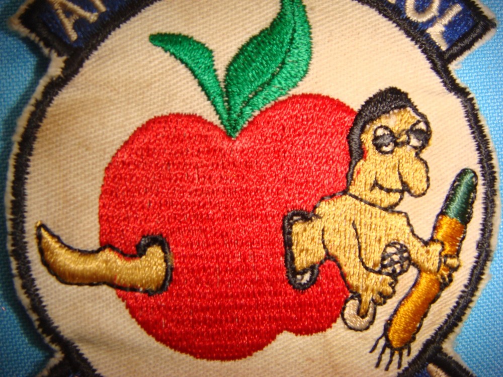 VIETNAM WAR PATCH, US NAVY BARRACK SHIP APPLE CONTROL NHA BE