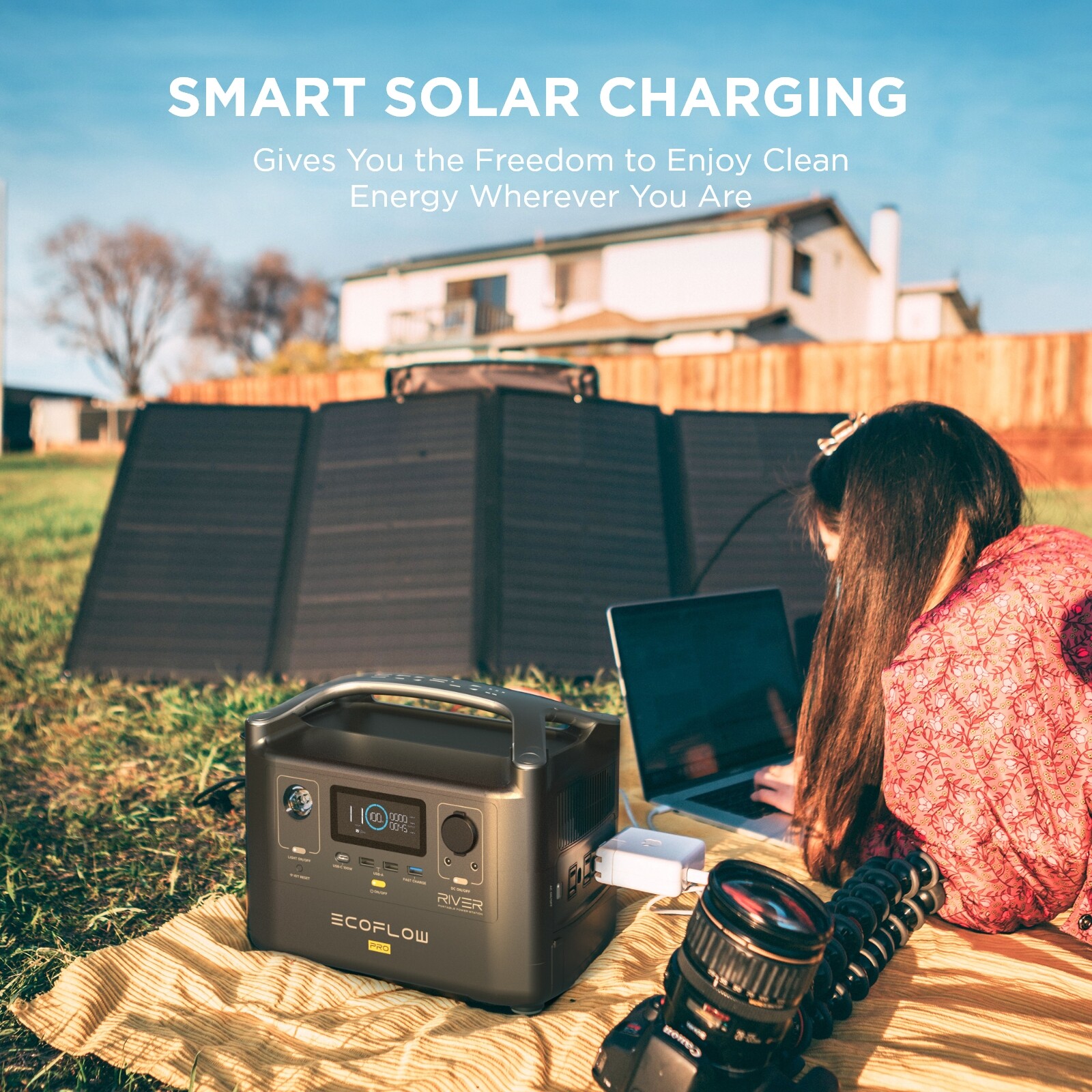 EcoFlow RIVER Pro Power Station 720Wh Generator for Outdoor, Camping, RV