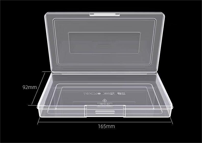 100Pcs Clear Paper Money Sleeves & Holders with Storage Case for Dollar Bills