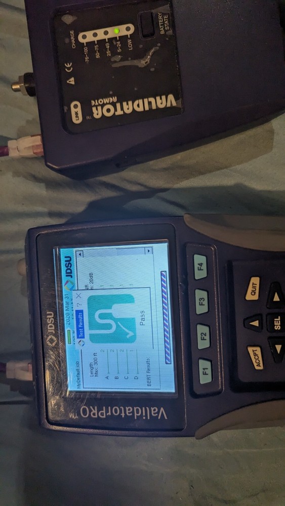 JDSU Validator Pro NT1155 Network LAN Ethernet Cable Certifier NT 1155 NT-1155