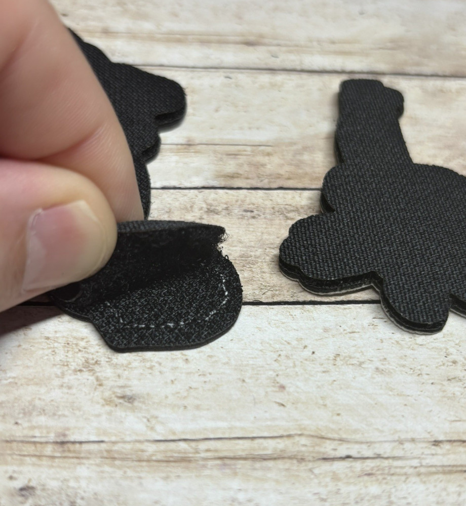 Tactical Morale Patch - Embroidered Tom & Jerry Patch Set - Hook Loop Gun Patch