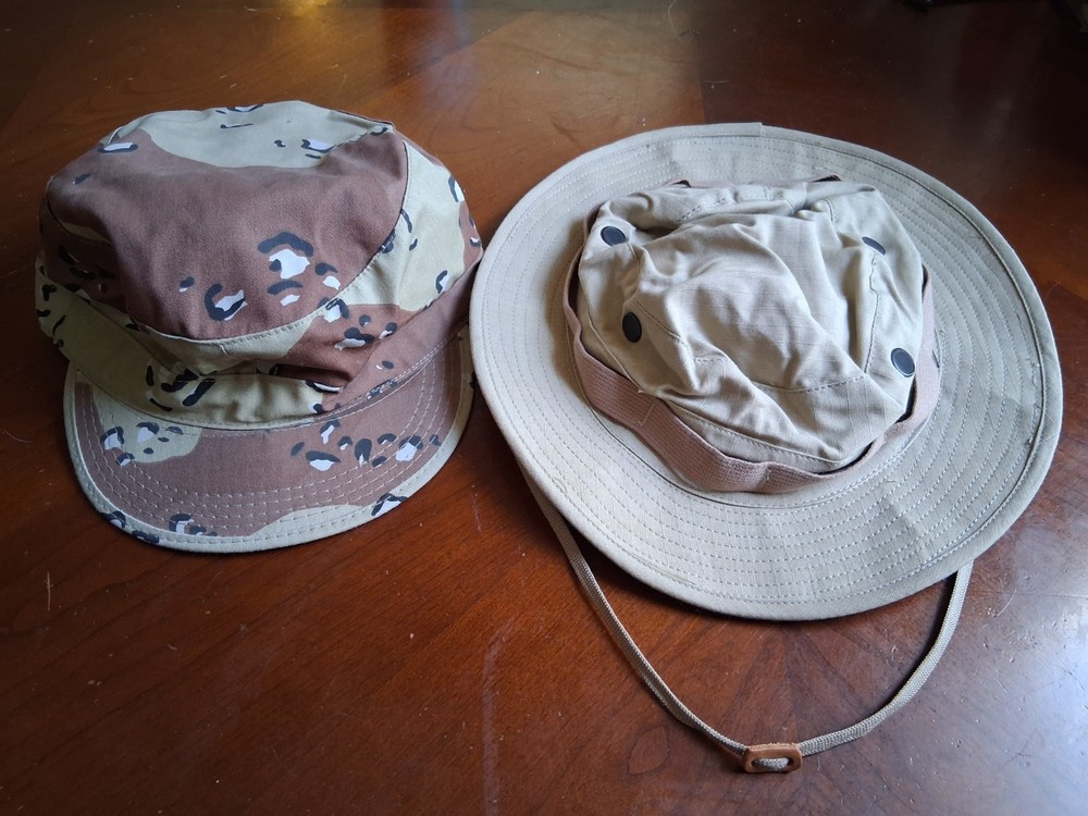 2 desert us military hats