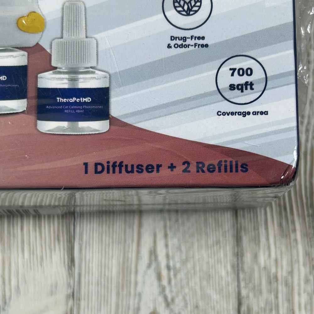 TheraPetMD Advanced Cat Calming Diffuser Kit (2 Pack) & Calming Spray Bundle