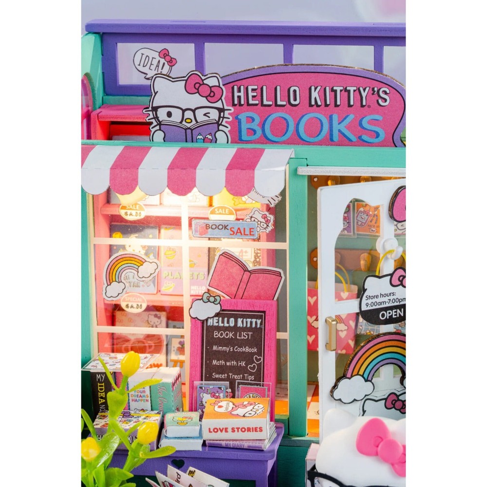 DIY 3D Puzzle - Hello Kitty Bookstore 53pcs