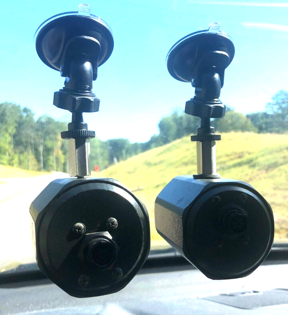2 Kustom Signals Police Radar Antenna Windshield Mounts for Eagle & Pro 1000DS