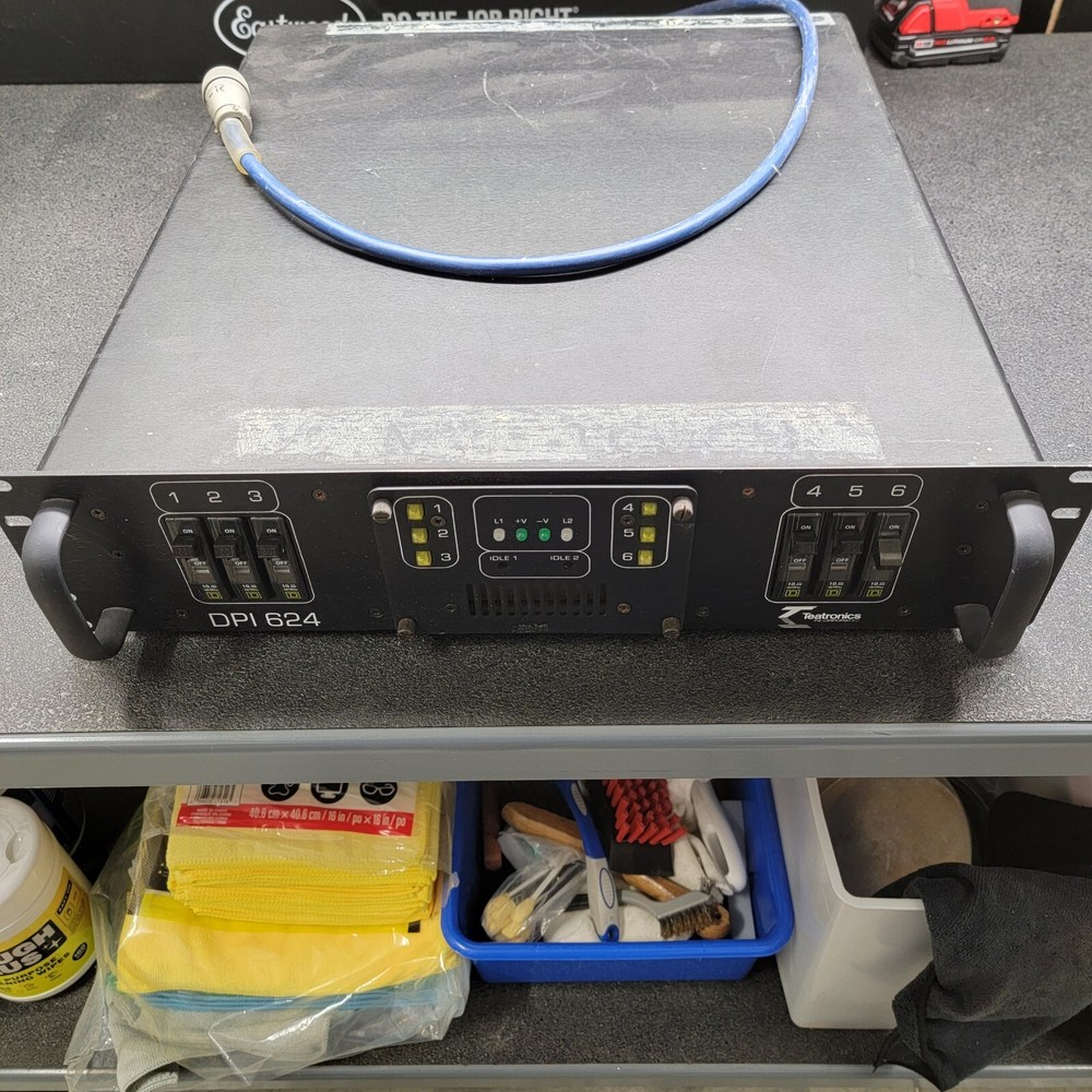Teatronics DPI Series Model 624 6 Channel 20 Amp Heavy Duty Dimmer Controller