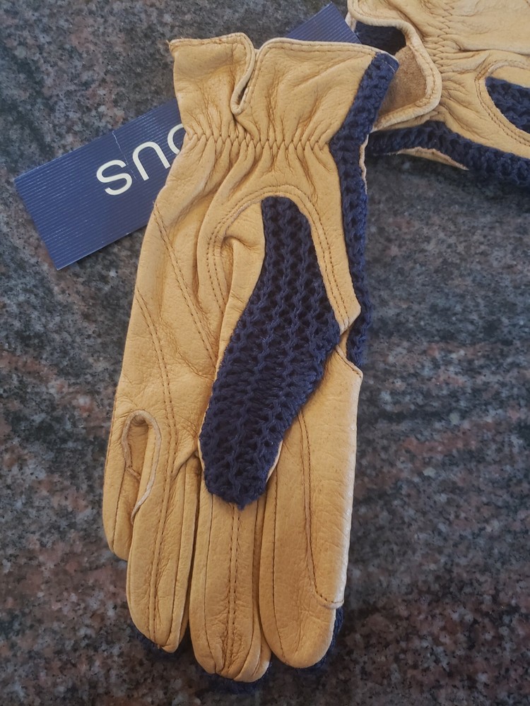 Equus Leather Child Gloves - Small Navy
