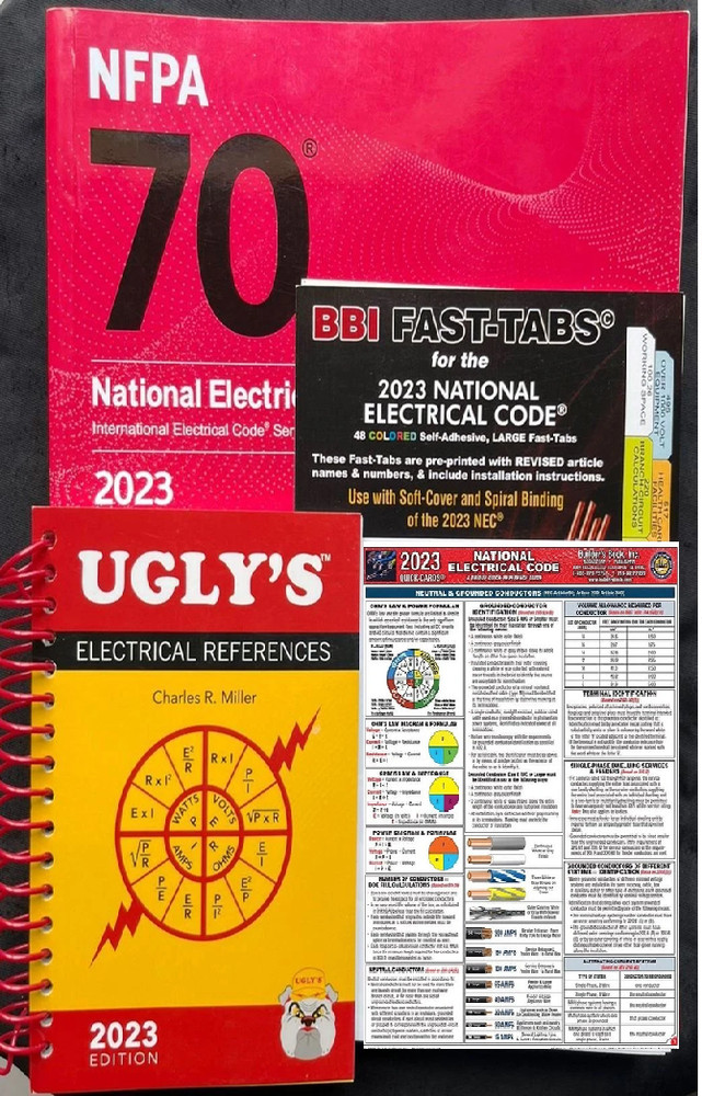 NFPA 70 National Electrical Code 2023 PB+ Ugly's Electrical + BBI Tabs + QUICK