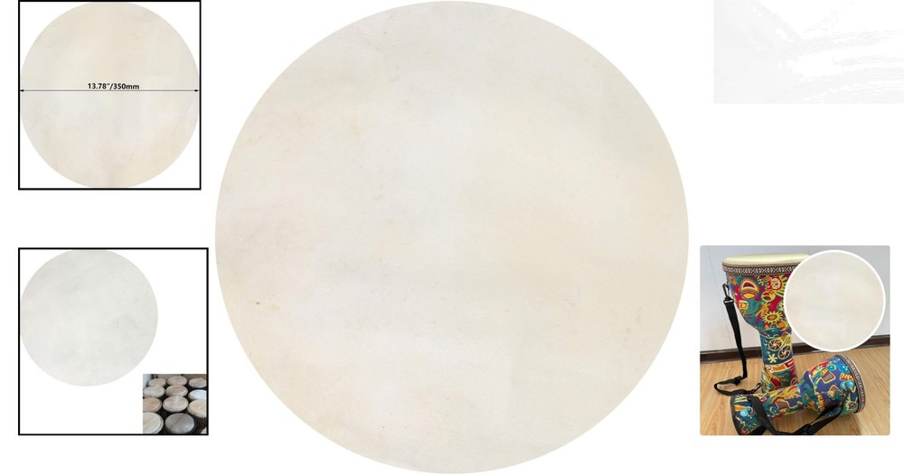 Goatskin Bongo Drum Head - 10 Inch Replacement for Authentic Sound
