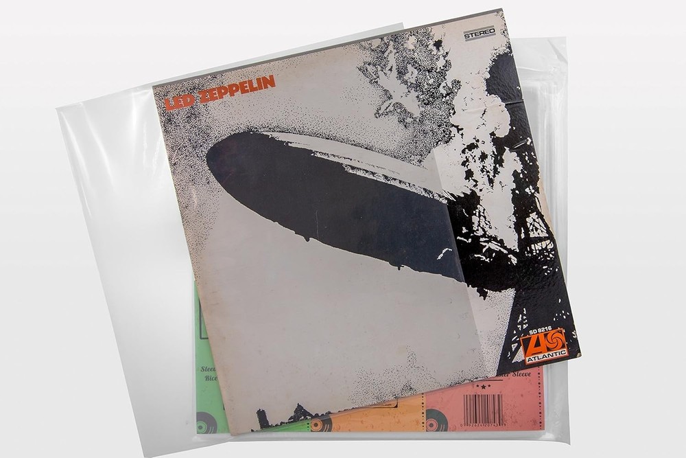 Vinyl Record Jacket Protectors - High Clarity - 100 Count