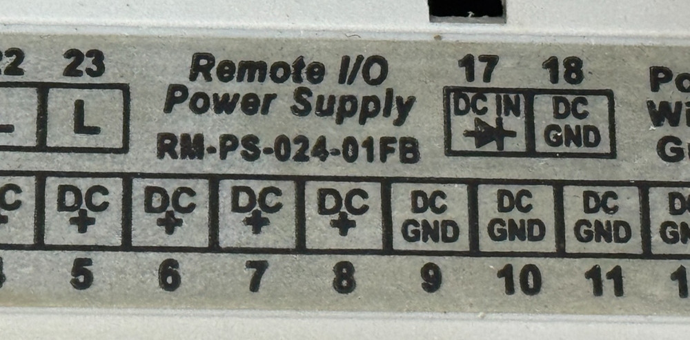 USED Sixnet RM-PS-024-01FB Base Module