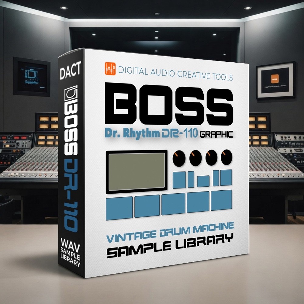 Boss DR-110 Drum Machine Sample Library