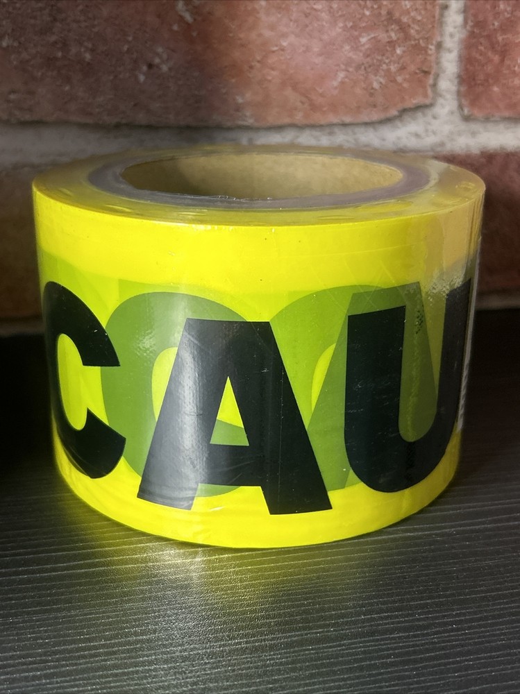 3” X 300’ Yellow Caution Tape - New