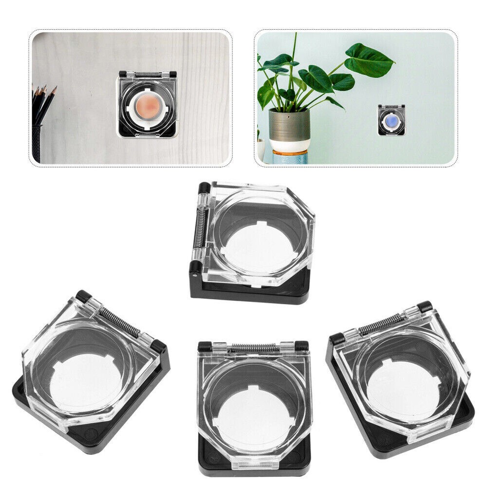 4Pcs 22mm Mounting Holes Transparent Button Protection Cover Push Button Switch